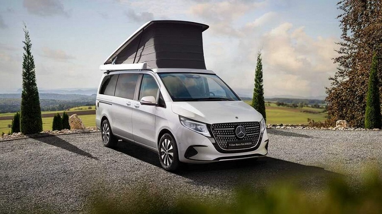 Представлен последний бензиновый Mercedes-Benz V-Class Marco Polo: без мебели и кухни, но с двумя кроватями — дешевле 60 000 евро