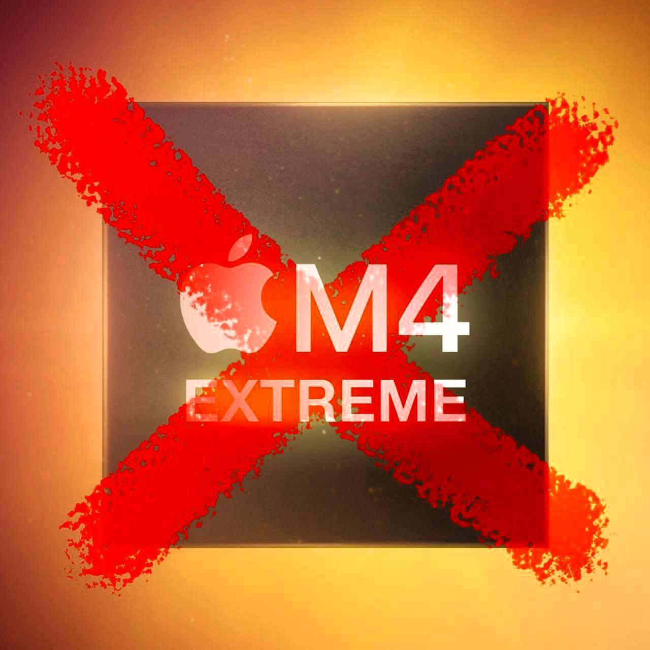 Теперь, соответственно, не стоит ждать и «M4 Extreme».