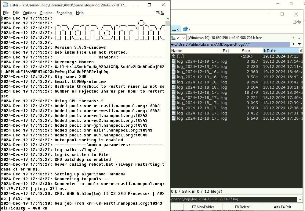 Connected to pool: xmr-us-east1.nanopool.org:10343 | IP: 51.79.71.77