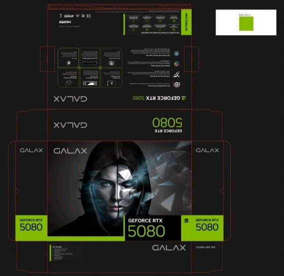 GeForce RTX 5080 уже на подходе: первое изображение коробки нового ускорителя