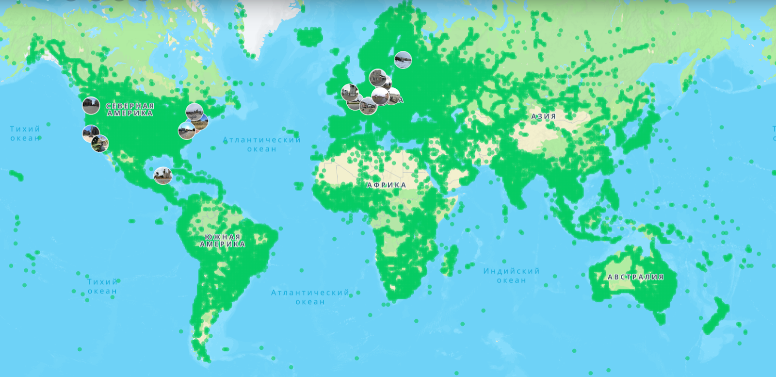 Покрытие Mapillary на 26 декабря 2024 года