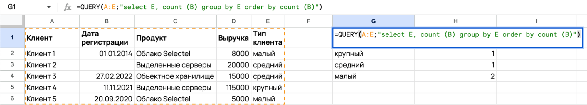 Как проводить сложные исследования в Google Таблицах и Excel? Работаем с формулой QUERY - 23