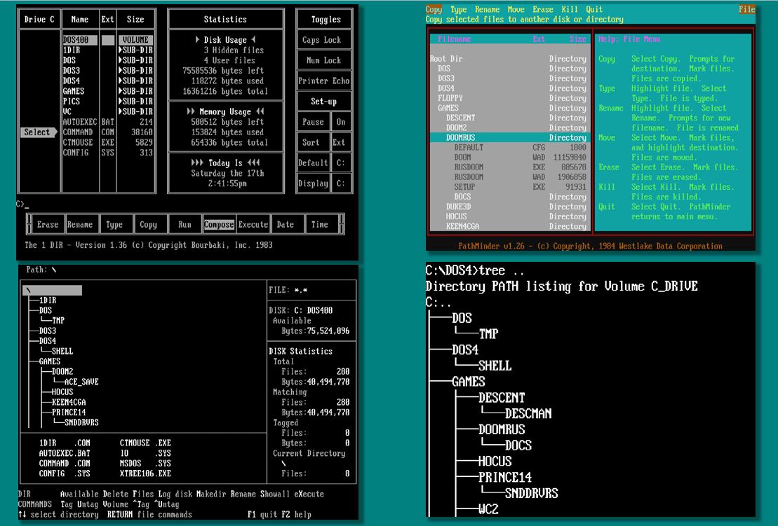 Оболочки MS-DOS: за пределами Norton Commander - 13