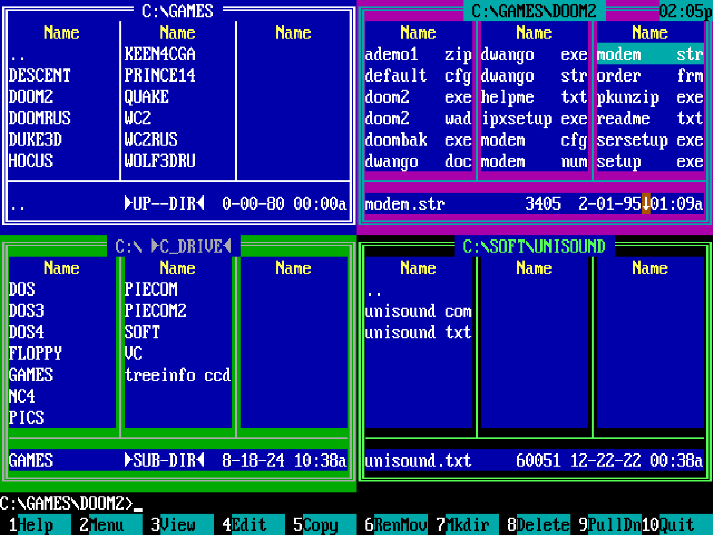 Оболочки MS-DOS: за пределами Norton Commander - 27