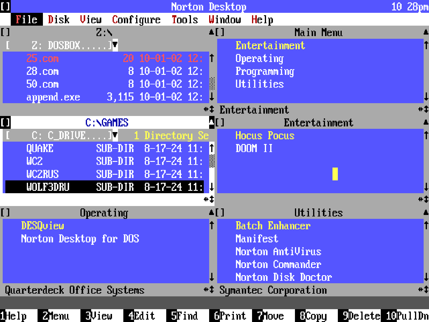 Оболочки MS-DOS: за пределами Norton Commander - 29