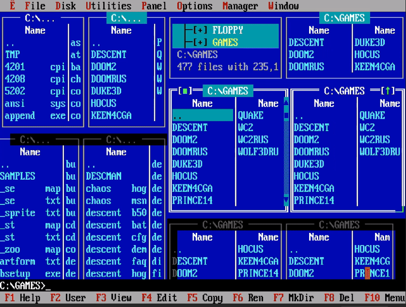 Оболочки MS-DOS: за пределами Norton Commander - 31