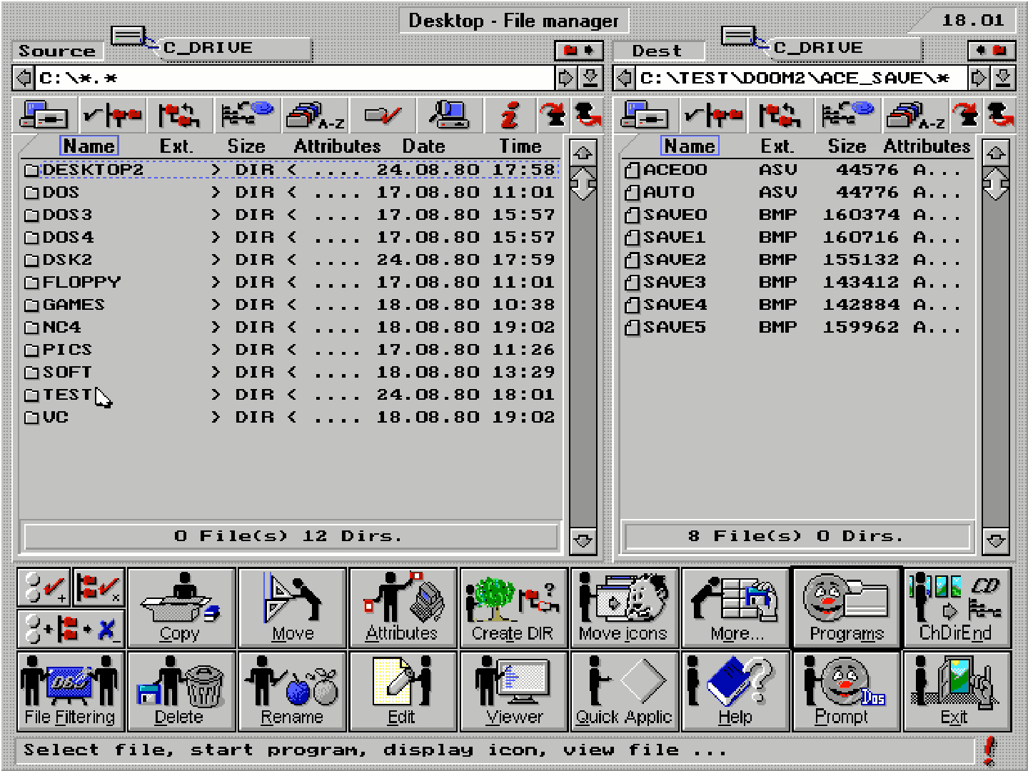 Оболочки MS-DOS: за пределами Norton Commander - 42