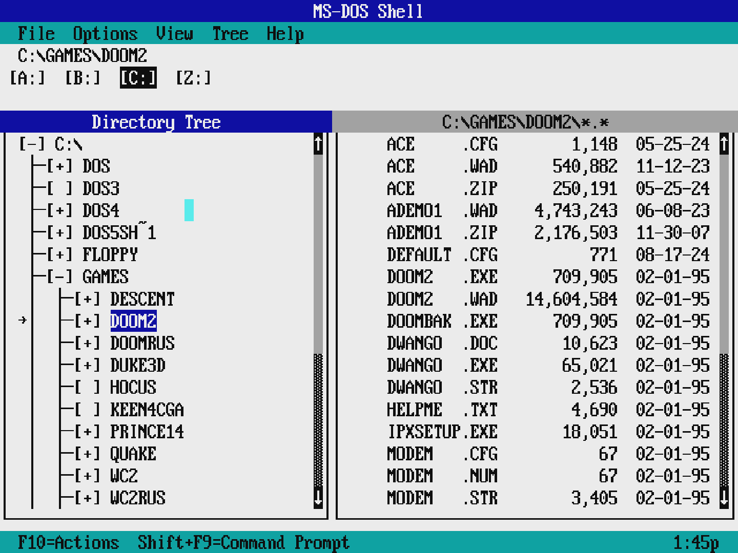 Оболочки MS-DOS: за пределами Norton Commander - 48