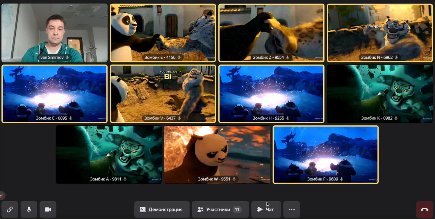 Зомби-апокалипсис в Телемосте: как мы проводим нагрузочное тестирование видеоконференцсвязи - 13