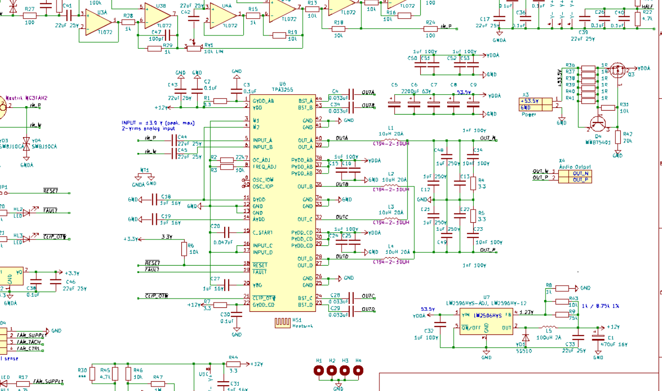 Усилитель класса D на TPA3255 (PBTL) - 5