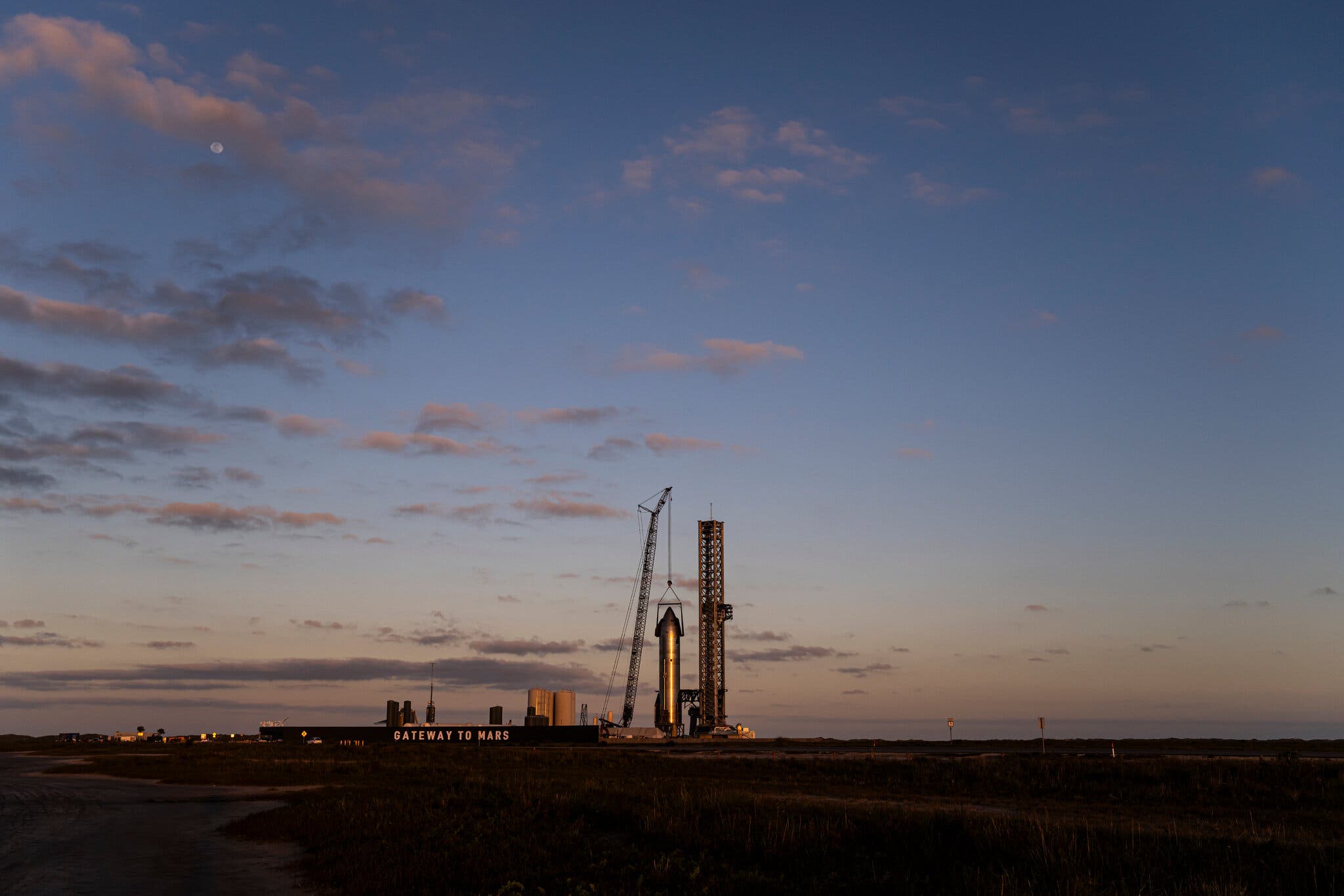  Ракета SpaceX в Южном Техасе