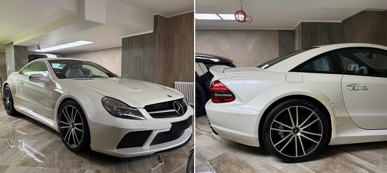 Редчайший Mercedes-Benz SL 65 AMG Black Series выставили на продажу в России