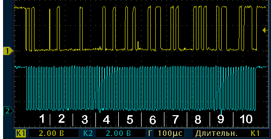 Смотрим на шину I2C через осциллограф - 11