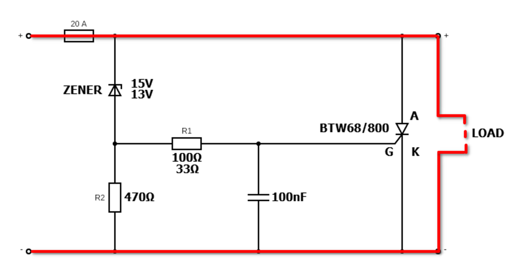 Crowbar circuit: надежная DIY-защита для цепи питания 12 В. Как это работает? - 3