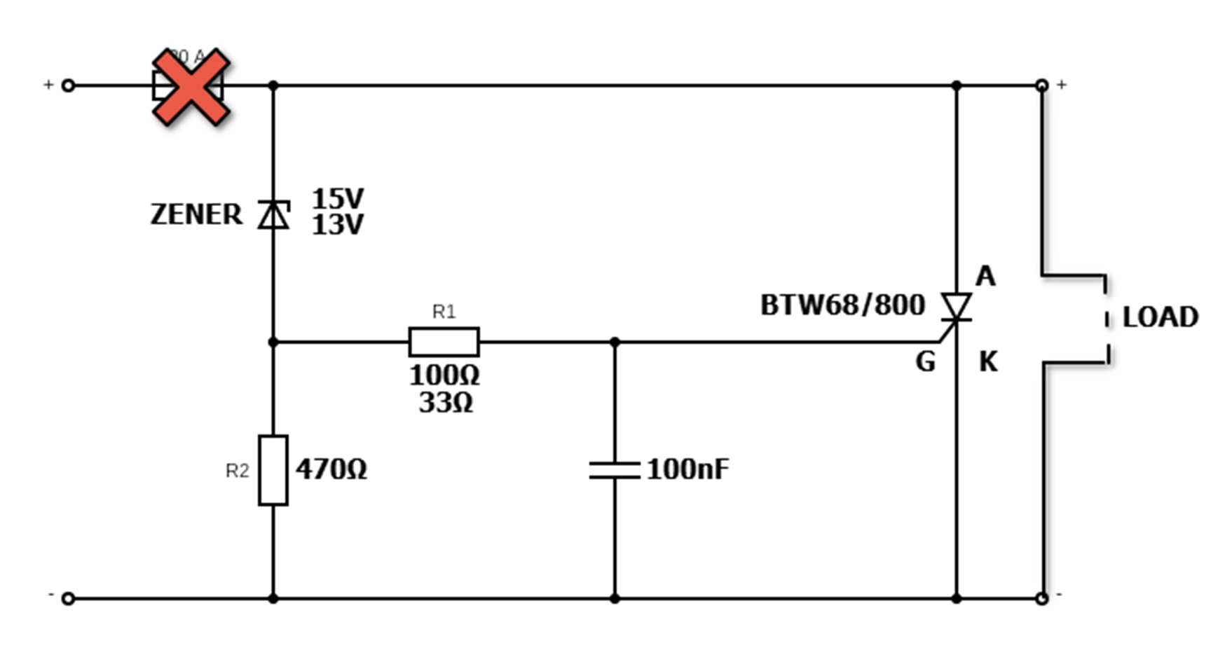 Crowbar circuit: надежная DIY-защита для цепи питания 12 В. Как это работает? - 6