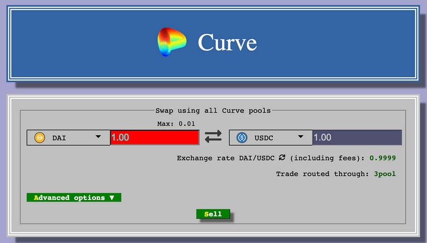 Curve’s Classic UI (https://classic.curve.fi/)