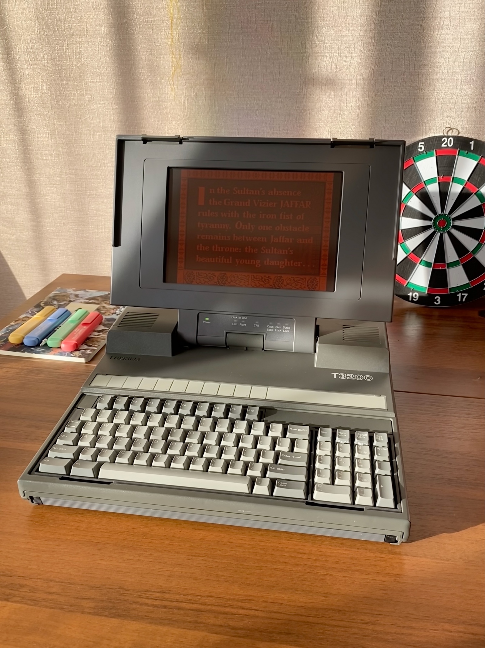 Toshiba T3200 — 10КГ портативности из 1987 - 11