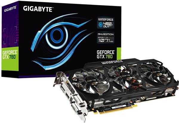 В 3D-карте Gigabyte GTX 780 GHz Edition используется графический процессор GK110 степпинга B1