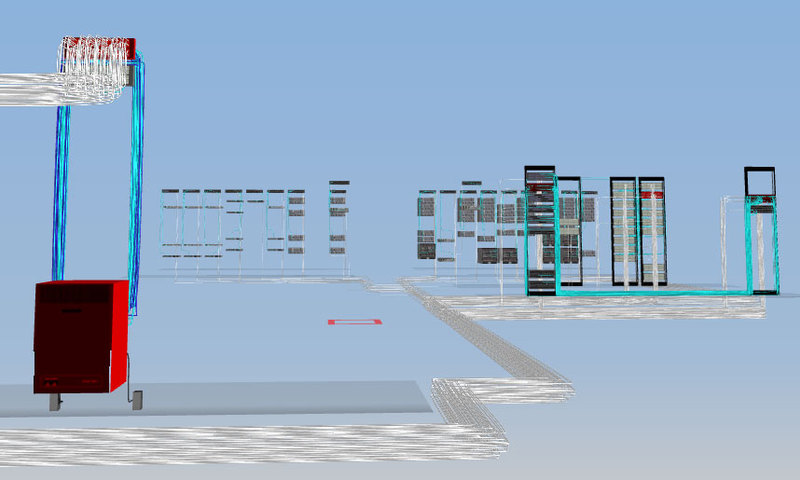 3D симулятор дата центра с привязкой к мониторингу