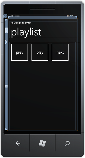 Windows Phone / [Из песочницы] Пишем простой плеер под Windows Phone