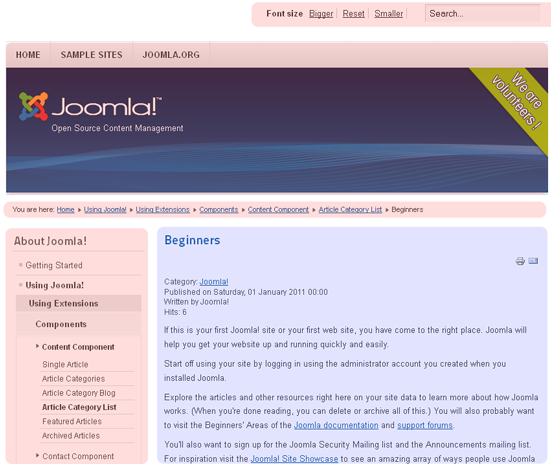 AJAX в Joomla 2.5