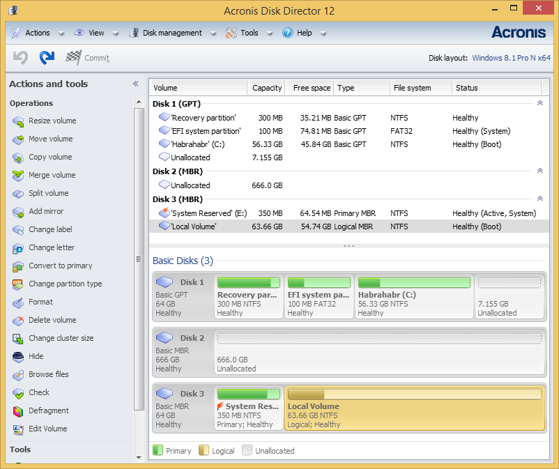 Acronis Disk Director: разбиваем диски без проблем