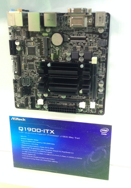 AsRock Q1900M, Q1900-ITX, Q1900DC-ITX и Q1800B-ITX