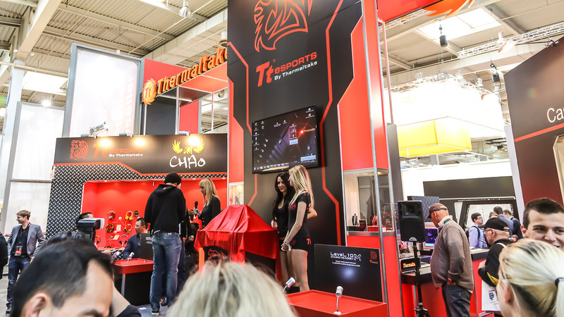 CeBIT 2013. День первый. Стенды Thermaltake, MSI и Biostar