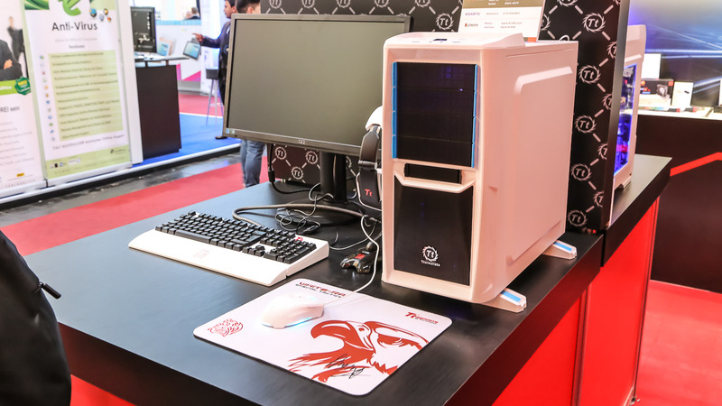 CeBIT 2013. День первый. Стенды Thermaltake, MSI и Biostar