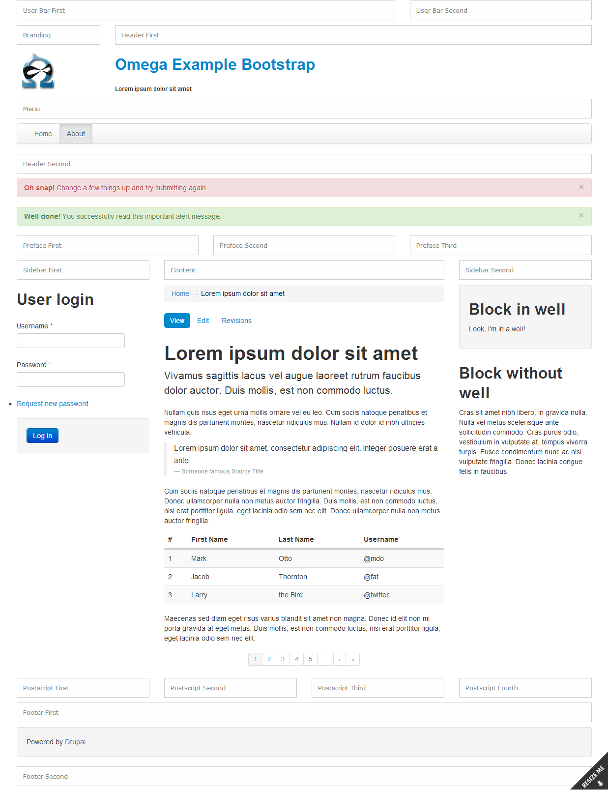 Drupal + Omega + Bootstrap: быстрое создание полностью кастомных тем оформления без верстки (Часть 2. Bootstrap)