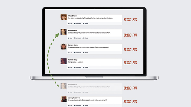 Facebook накормит юзеров непросмотренными новостями