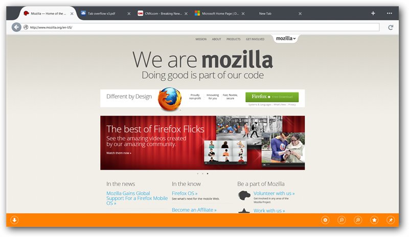 Support firefox. Firefox Metro. Firefox UI.