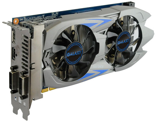 У 3D-карт Galaxy GeForce GTX750 Ti GC 2GB и GeForce GTX750 GC 1GB есть шестиконтактный разъем дополнительного питания