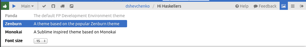 Haskell IDE от FP Complete