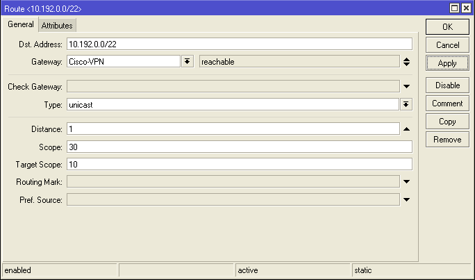 Mikrotik + IPSec + Cisco. Часть 2. Тоннель на «сером» IP