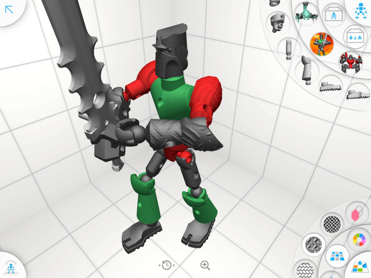 Modio: детское приложение по проектированию игрушек для печати на 3D принтерах