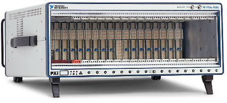 PXIe-1085 имеет 16 слотов PCI Express 2.0 x8