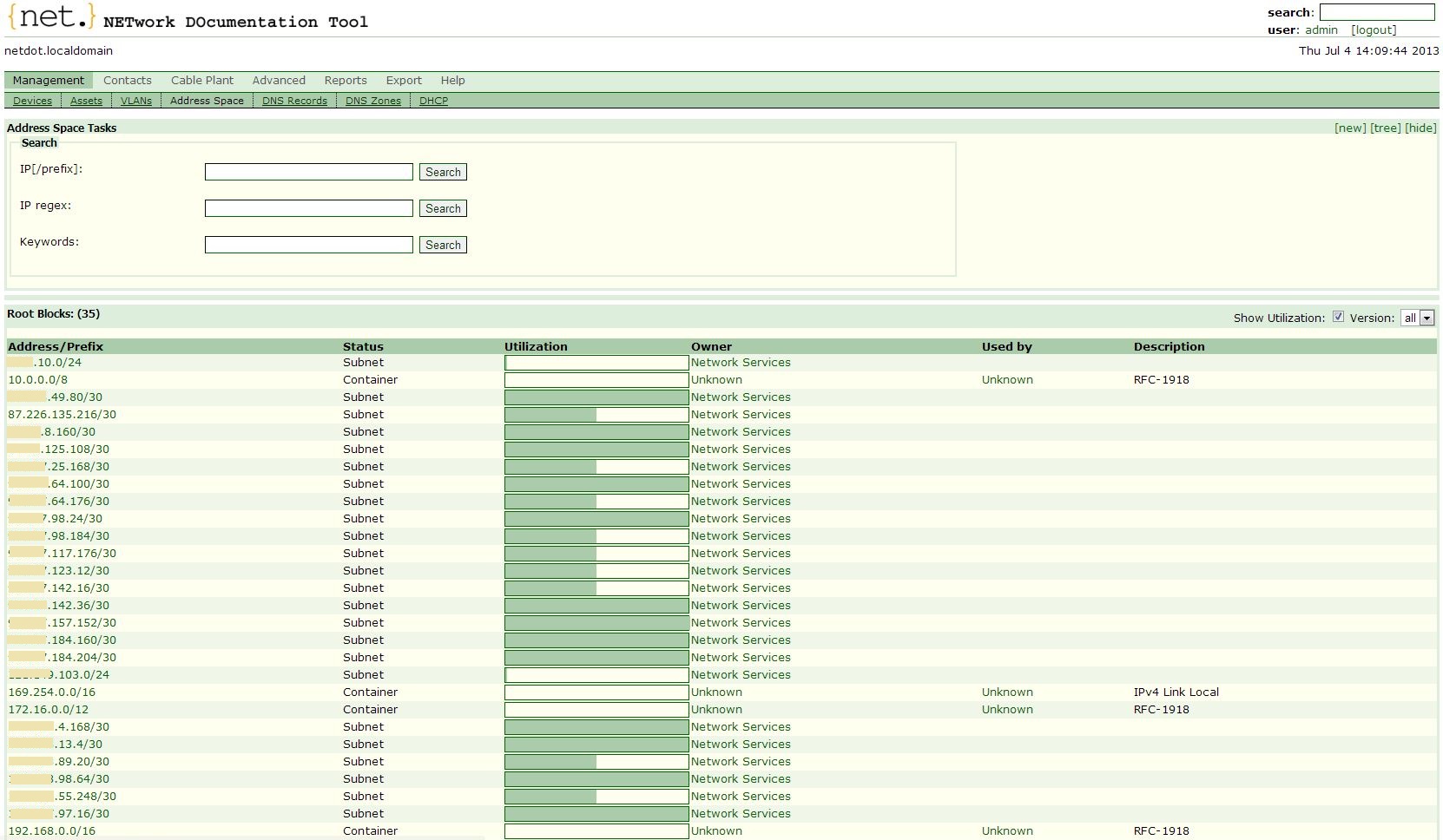 Network Documentation Tool — система для ведения документации сети