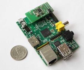 Raspberri Pi with RaZberry extention board