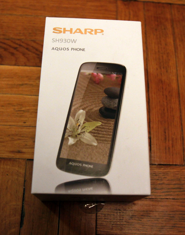 Sharp Aquos Phone SH930W — флагманский смартфон из Японии