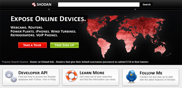 Shodan – самый страшный поисковик Интернета