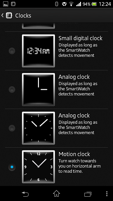 Sony SmartWatch получили обновлённое ПО