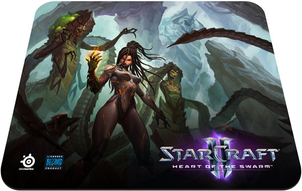 Коврик SteelSeries QcK Heart of the Swarm Kerrigan Edition стоит $15