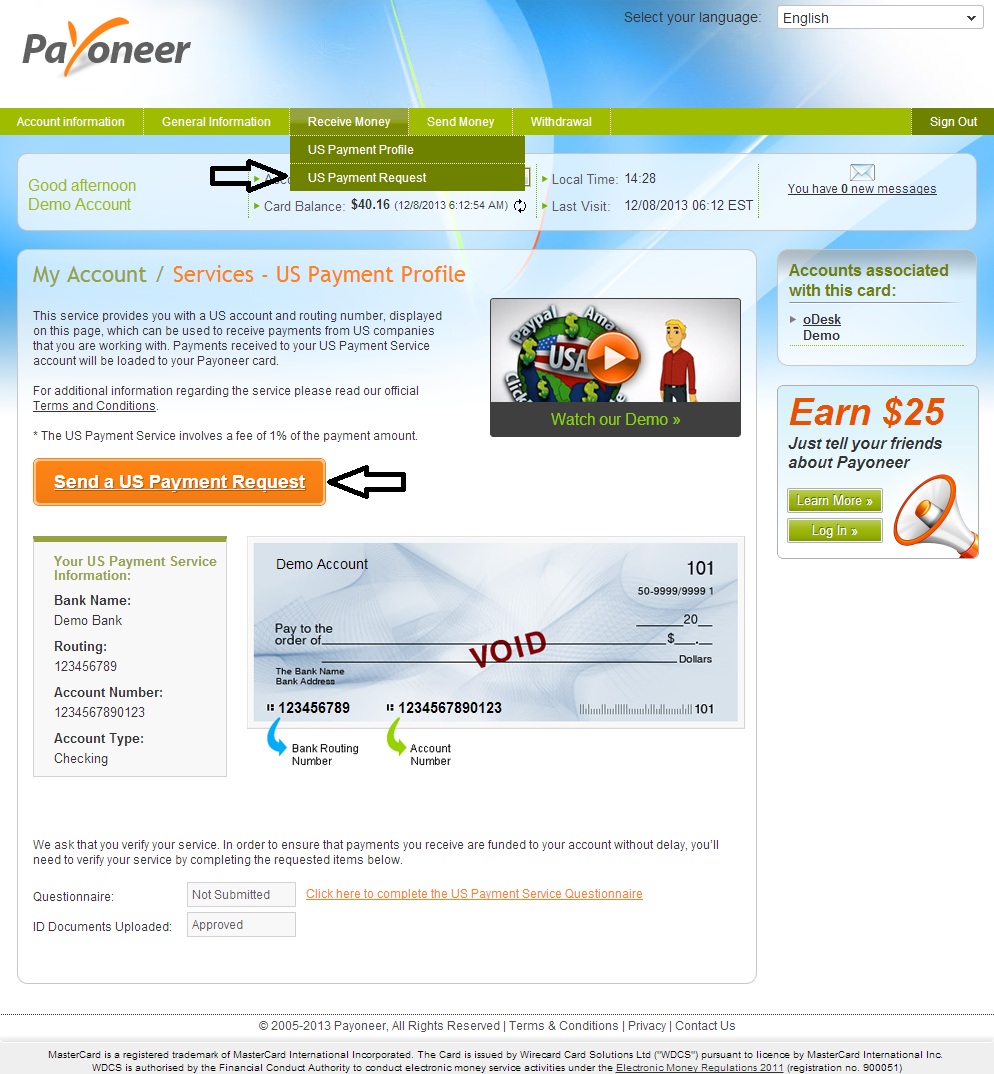 Us Payment Service от Payoneer: важные обновления