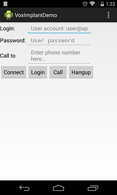 VoxImplant Android SDK: телефония и голосовые real time коммуникации в вашем приложении
