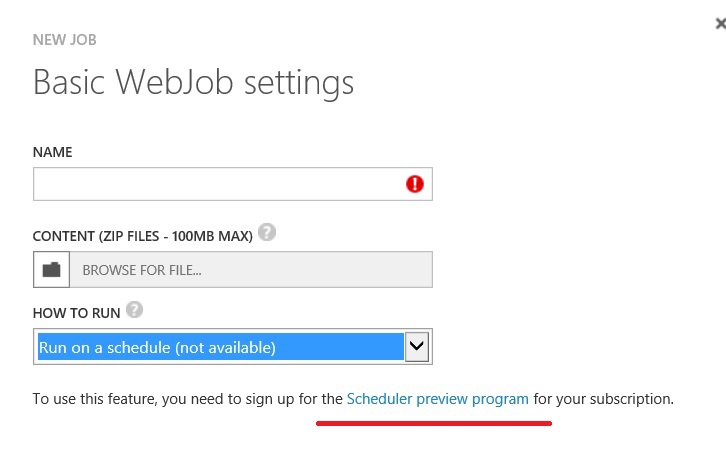 WebJob в Microsoft Azure