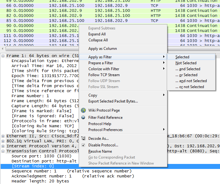 Wireshark — приручение акулы