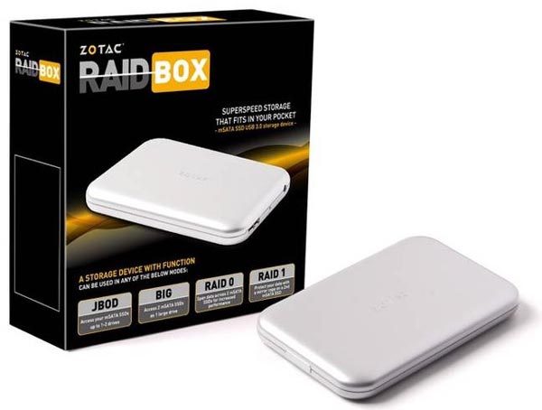 Zotac выпускает корпуса для внешних накопителей StreamBox и RAIDbox