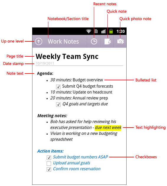 Android / Microsoft выпустила приложение OneNote под Android