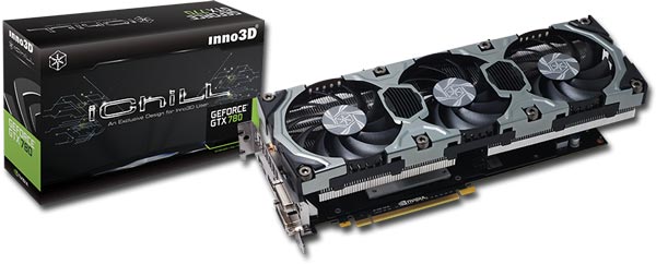 Ассортимент Inno3D пополнили разогнанные 3D-карты iChill Black GTX 780 Accelero Hybrid и iChill GTX 780 HerculeZ X3 Ultra